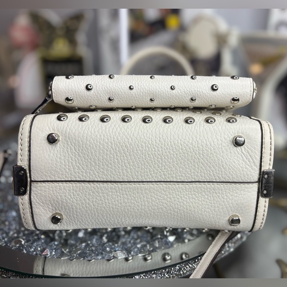 Coach 2018 Swagger 15 with ombre rivets Satchel w/ matching Wallet EUC - Picture 10 of 17